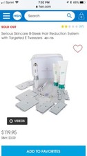 Serious Skin Care Sistema di riduzione dei capelli B-Sleek con pinzette E mirate NUOVO Hair Removal e Reduction price