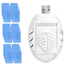 USB Repellente per Zanzare Plug in,Portatile USB Repellente per Insetti con 30 Compresse Insect-Tick-Pest Repellent price