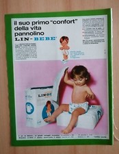 MEC LIN BEBÈ PANNOLINO PUBBLICITÀ ADVERTISING DEL 1967 CM. 33 X 25 Pannolino bebè price