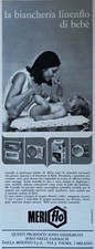 Pubblicità Advertising Italia Ritaglio 1967 Pannolino Biancheria MERI FLO' Bebè Pannolino bebè price