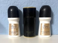 Avon RARO ORO Shimmering Body Powder talco 1,4 once e 2 deodoranti roll-on NOSRare Spray Deodorants price