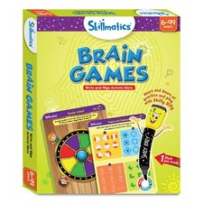 Skillmatics Brain Games Tappetini Attività Scrivi e Pulisci - Giocattolo da Viaggio, Gioco Educativo Brain Games price