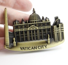 Calamita frigo metallo 3D "Città del Vaticano" souvenir regalo collezionismo nuova Magnete da frigorifero price