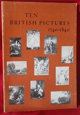 TEN BRITISH  PICTURES 1740-1840 by Robert R. Wark, 1971 paperback, 1st copy VGC Libri di cultura price