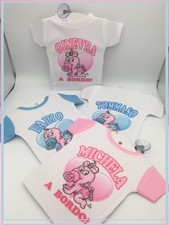 Bimbo Bebè a bordo magliettina auto mini t-shirt nome bambino/a ventosa appender T-shirt bebè price