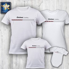 T-shirt ASPETTANDO NATALE maglietta Mamma Papà Bimbo family idea regalo famiglia T-shirt bebè price