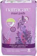 Natracare Natural Femminile Maxi Pads Regolari 14 Pastiglie Sanitario Pads e Tampons price