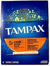 Tampax Cartone Super Plus Tamponi Senza Profumo 40 Pezzi Senza Coloranti e Profumi Sanitario Pads e Tampons price