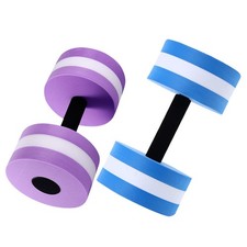 2 Pezzi Manubri Riempimento Acqua Pesi Fitness Acquatico Bilancieri Esercizi Manubri Dumbbells & Hand / Ankle Weights price