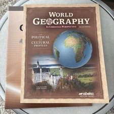 Abeka World Geography Christian Perspective Student Text & Teacher Key 9th Grade Geography price