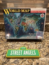 Mappa del mondo puzzle interattivo da pavimento 100 pezzi più 21 carte geografiche Geography price