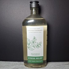 BATH & BODY WORKS AROMATERAPIA SOLLIEVO STRESS EUCALIPTO MENTA PIPERITA LAVAGGIO CORPO 10 oz Shower Gels e Bagno Foams price