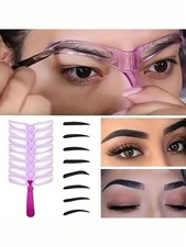 Kit stencil per sopracciglia riutilizzabili 8 pezzi modello modellante per sopracciglia set modellante per trucco Eyebrow Makeup price