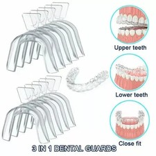 2pz Vassoi Sbiancanti Denti Modellabili Termoformabili Gel Bocca Kit Sbiancante Teeth Whiteners price