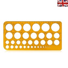 Modello di righello a cerchio trasparente con 36 misure - ideale per geometria e design Geometry price