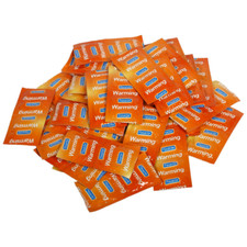 PRESERVATIVI PASANTE WARMING CONDOM PROFILATTICI EFFETTO RISCALDANTE CON RILIEVI Condoms price