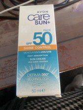 Avon Care Sun+ Shine Control Crema Viso Idratante+UVA/UVB SPF50 50ML - 1B Creme e lozioni solari price
