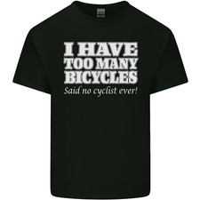 T-shirt bambino Troppe biciclette detto no ciclista ciclismo Bicycles Bambini price