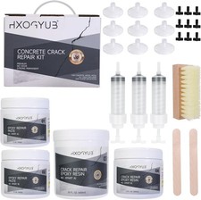 Kit Riparazione Crepe Fondotinta in Calcestruzzo, con Iniettore Automatico, Alte Prestazioni, Foundations price