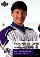 2002-03 UD Foundations #155 Alexander Frolov Foundations price