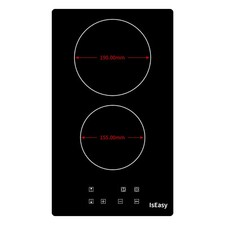 30cm 2 fuochi Piano Cottura Vetroceramica Elettrico Incasso Controllo Touch Nero Piani cottura da incasso price