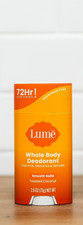 Nuovo deodorante Lume per tutto il corpo liscio solido pulito mandarino 2,6 once Stick Deodorants price