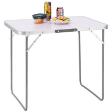 Tavolo Campeggio Picnic Alluminio 60x80x68 cm Pieghevole Maniglia per Trasporto Campeggio & Picnic Tavolo price