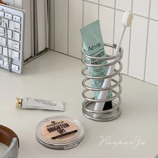 Accessori Bagno - Portaspazzolino in Metallo per Dentifricio e Spazzolini Trucco Accessori per Makeup Brushes e price