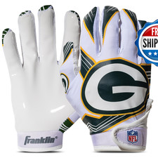 Guanti ricevitore calcio giovanile Franklin Sports Nfl Green Bay Packers - Football Attrezzatura price
