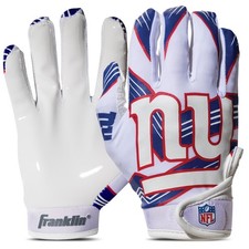 Guanti ricevitore calcio giovanile Franklin Sports Nfl York Giants - X-Small/Small Football Attrezzatura price