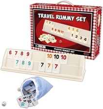 Rummy Tiles Giochi Set 4 Rack Resina Fayans Melamina 106 Piastrelle Rummi okey Okey Set price