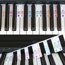 88 Tasti Full Size Piano Rake Key, Note Colorate per Tastiera Pianoforte per Principianti Digitale Pianos price