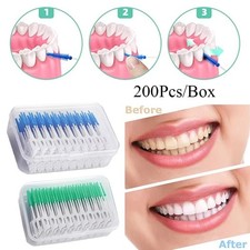 200x bastoncini interdentali filo interdentale denti stuzzicadenti cura orale spazzolino pulizia Dental Floss price