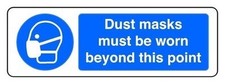Maschere antipolvere da indossare oltre questo punto segnale di sicurezza - insegna impermeabile da esterno Masks price