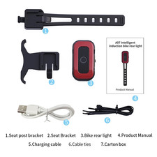 Fanale posteriore bici rilevamento freni luci posteriori auto on off USB C ciclo ricaricabile Accessori bicicletta price
