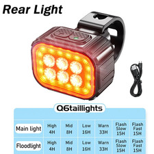 Luce Bicicletta Bici Luci Posteriori LED Carica USB Bici Strada Evidenziatore Lampada Ciclino Accessori bicicletta price