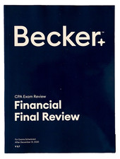 Becker CPA Exam Review V 3.7 Financial and Financial Final Review V 3.7 BUNDLE Libri YGS e LYS price