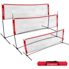 PowerNet Rete Portatile 10x3 Ft per Tennis Badminton Pallavolo Pickellball (1050) Tennis & Badminton price