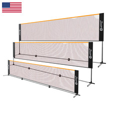 Zicon Rete Tennis Portatile Acciaio Inox Pali Set Rete Badminton Regolabile Tennis & Badminton price