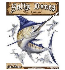 Adesivo Marlin 11" x 14" Action Decal Ossa Salate per uso interno esterno Pinne outdoor price