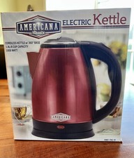 Bollitore elettrico Americana Classics. Senza fili. Capacità 8 tazze. Nuovo con scatola. Americana Classics price