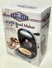 Americana Classics Waffle Bowl Maker, antiaderente, blu schiuma di mare, bloccaggio, antiscivolo Americana Classics price