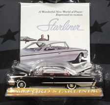 Ertl 60 1960 Ford Starliner American Muscle Car dettagliata da collezione nera Americana Classics price