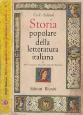 Storia popolare della letteratura italiana vol II. Dal Cinquecento alla prima me Letteratura popolare price