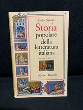 Carlo Salinari-STORIA POPOLARE DELLA LETTERATURA ITALIANA (I)-Ed. Riuniti-1962-1 Letteratura popolare price