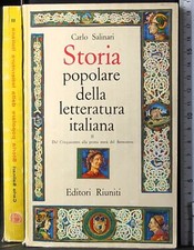 STORIA POPOLARE DELLA LETTERATURA ITALIANA. VOL II. SALINARI. RIUNITI. 1ED. Letteratura popolare price