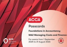 FIA Managing Costs and Finances MA2 by BPP Learning Media (Spiral bound) Libri di contabilità e finanza price