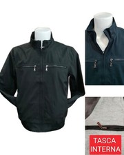 Giubbotto Uomo MULTITASCHE leggero primaverile Giacca a Vento Giubbino FINO 4XL Vita Giacca price