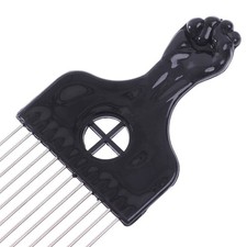 Pettine in metallo afro pugno nero spazzola pettine per capelli africani salone acconciatura styling TBZQ Hair Brush e Comb price
