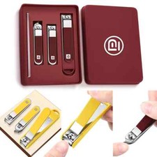 Set Tagliaunghie Professionale Acciaio Inox Durevole Manicure Pedicure Kit Box Manicure / Pedicure Forniture e Set price
